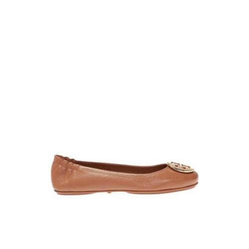 Tory Burch Ballerinaskor Brown, Dam