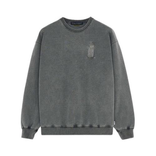 Iuter Monogram Crewneck Tröja Gray, Herr