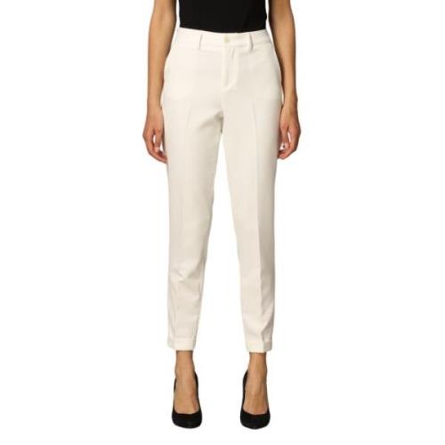 Liu Jo Stretch Twill Slim-fit Byxor White, Dam