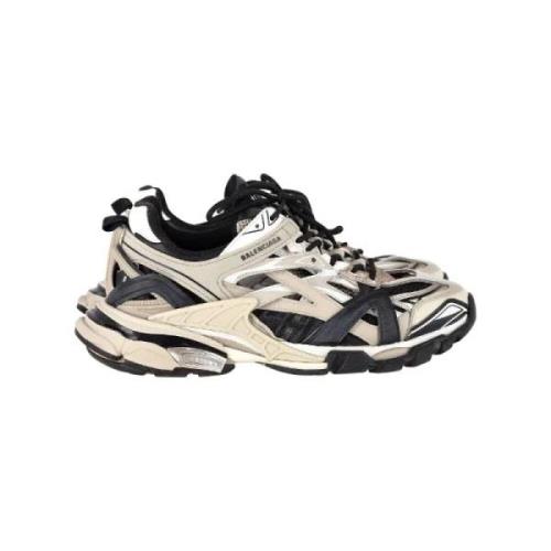 Balenciaga Vintage Pre-owned Plast sneakers Beige, Dam