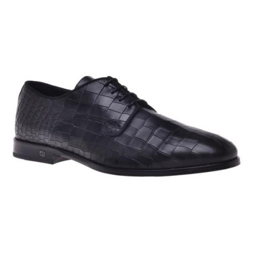 Baldinini Black calfLeather lace-ups Black, Herr