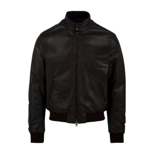 The Jack Leathers Elvis Läderjacka Brown, Herr