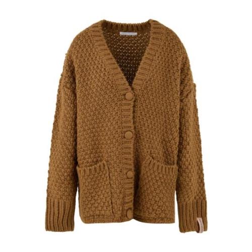 Mar De Margaritas Kameltröja Cardigan Brown, Dam