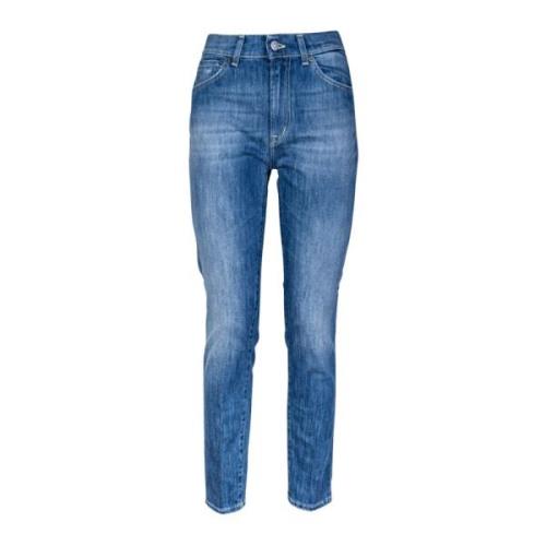 Dondup Dam 5-Ficks Jeans. Slim Fit, Normal Midja och Nederkant. Tillve...