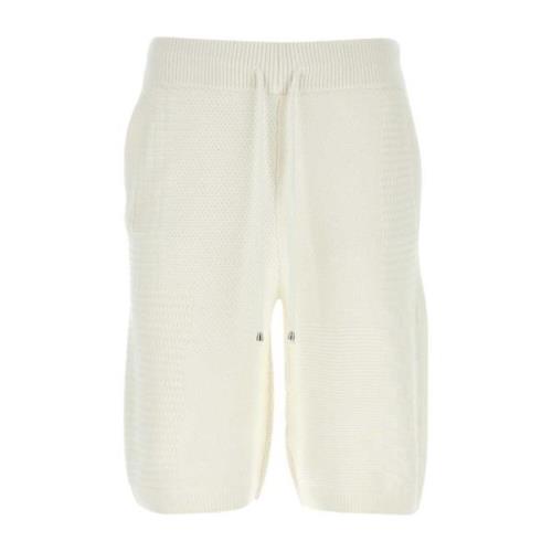 Drole de Monsieur Vita ull- och bomullsshorts White, Herr