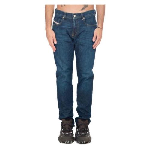 Diesel Slim Dark Jeans Blue, Herr