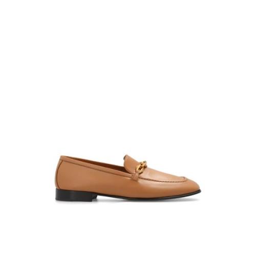 Jimmy Choo ‘Tilda’ läderloafers Brown, Dam