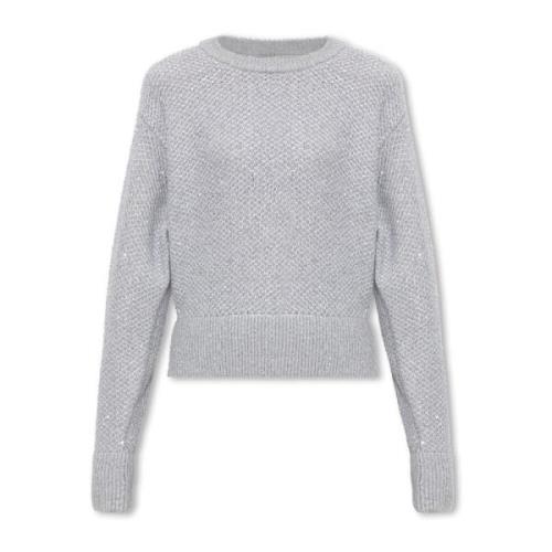 Stella McCartney Tröja med paljetter Gray, Dam