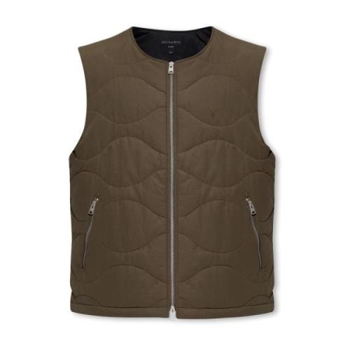 AllSaints Nebular vest Brown, Herr