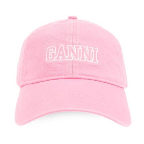 Ganni Baseballkeps Pink, Dam