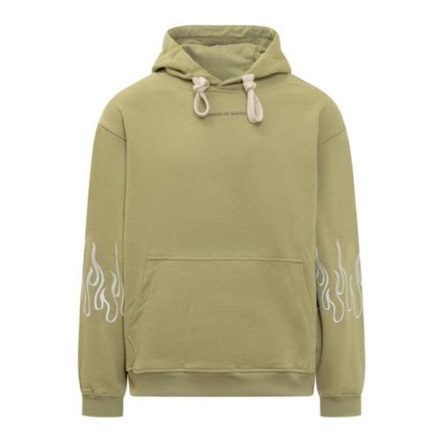 Vision OF Super Broderad Hoodie Green, Herr