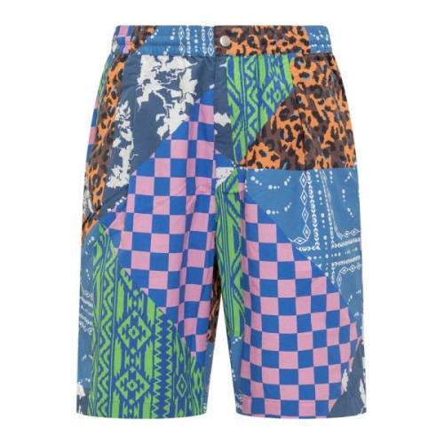 Marcelo Burlon Casual Shorts Multicolor, Herr