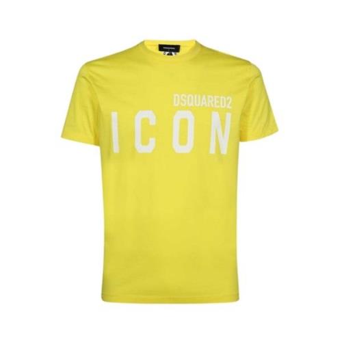 Dsquared2 Grundläggande T-shirt Yellow, Herr