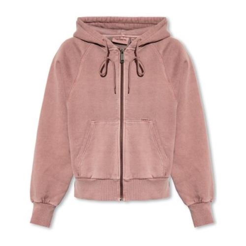 Carhartt Wip Bomullshoodie Pink, Dam