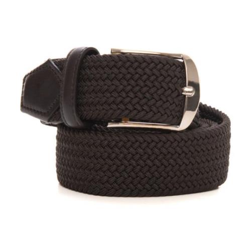 Canali Rope belt Brown, Herr