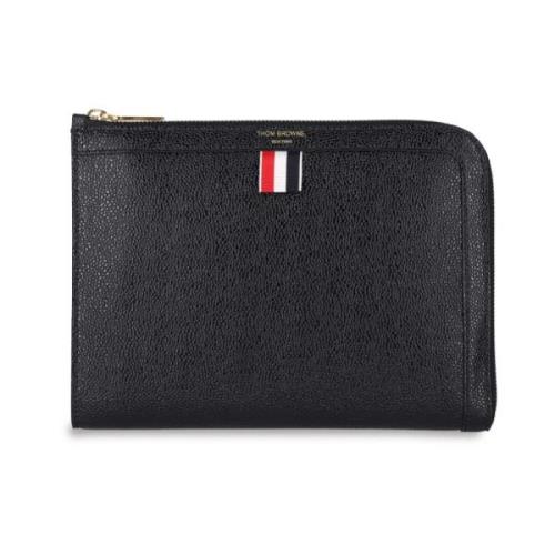 Thom Browne Svarta Pouch Väskor Black, Herr