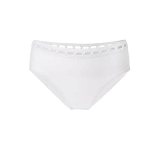 Ermanno Scervino Vita Broderade Lycra Bikiniunderdelar White, Dam