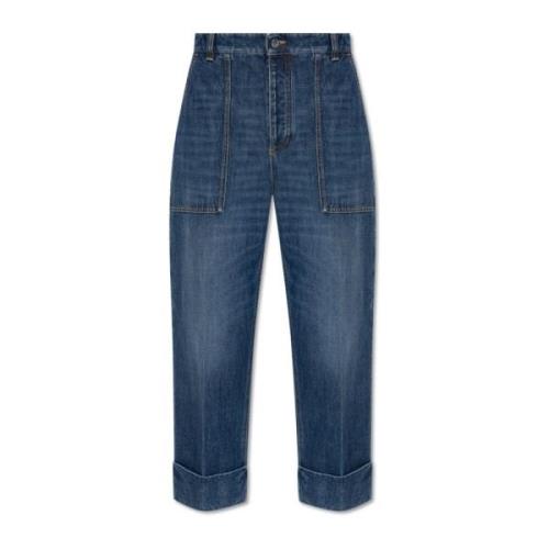 Bottega Veneta Jeans med fickor Blue, Dam