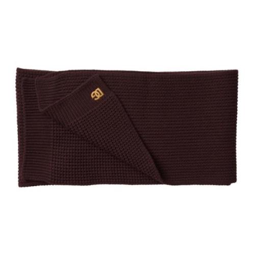 Dolce & Gabbana Lyxig Cashmere Stickad Nackomslag Halsduk Brown, Herr