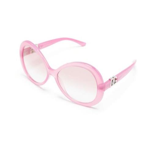 Dolce & Gabbana Rosa Sungles med Originalfodral Pink, Dam