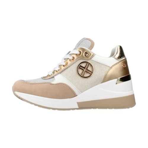 Xti Stiliga Damsneakers Beige, Dam