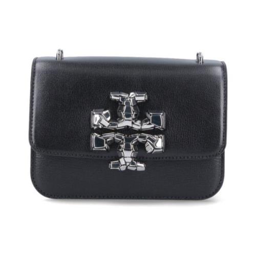 Tory Burch Svart Axelremsväska Black, Dam