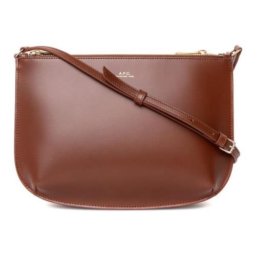 A.p.c. Cross Body väska Brown, Dam