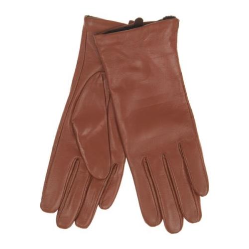 Btfcph Basic Leather Gloves Skind 100063 Brown, Dam