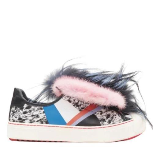 Fendi Vintage Pre-owned Läder sneakers Multicolor, Dam