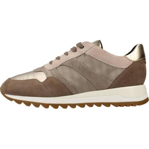 Geox Stiliga Dam Sneakers Brown, Dam