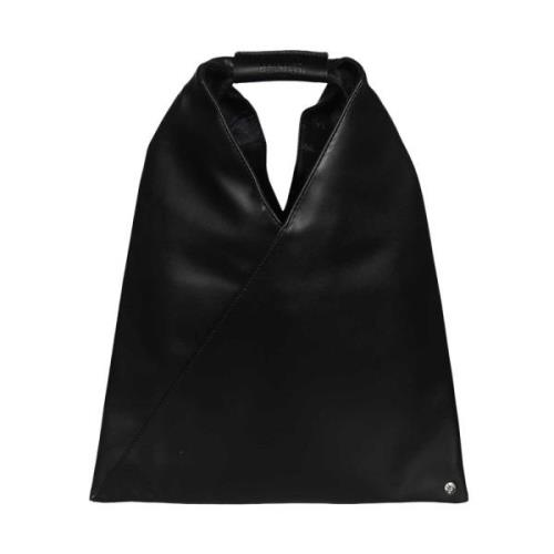 MM6 Maison Margiela Ecopelle Tryckknapp Handväskor Black, Dam