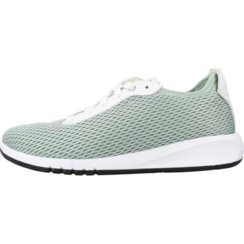 Geox Stiliga Dam Sneakers Green, Dam