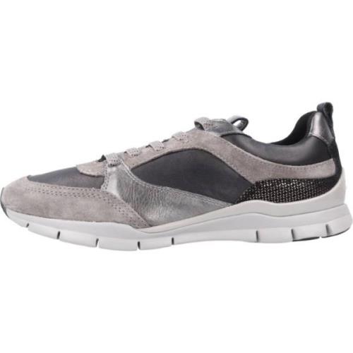 Geox Stiliga Damsneakers Gray, Dam