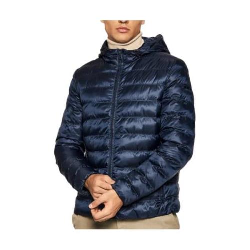 Geox Down Jackets Blue, Herr