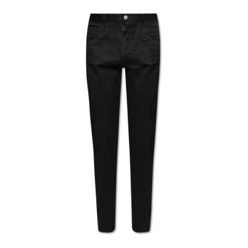 Maison Margiela Tryckta jeans Black, Herr