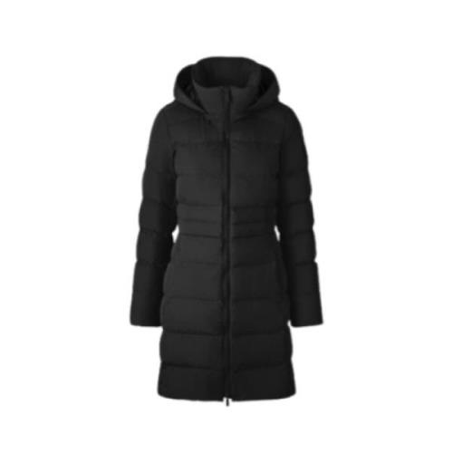 Canada Goose Svart Aurora Parka - Ikoniskt Logotyp Black, Dam