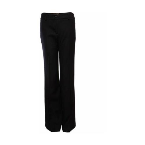 Valentino Vintage Förägda pantaloner Black, Dam