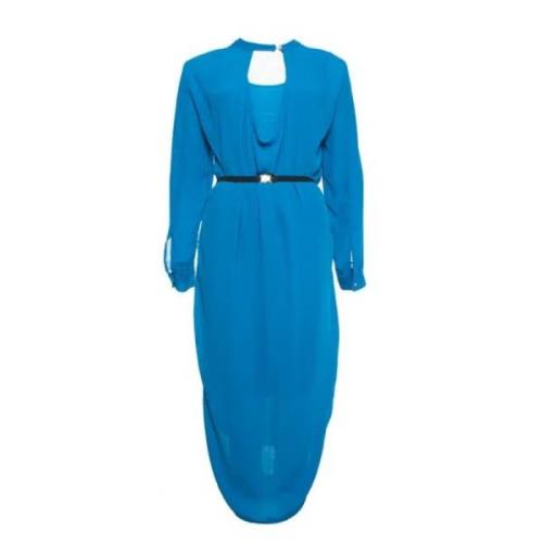 By Malene Birger Pre-owned Pre-ownedPolyesterklnningar Blue, Dam