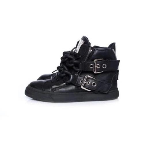 Giuseppe Zanotti Pre-owned Pre-ownedLädersneakers Black, Dam