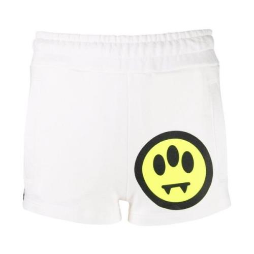 Barrow Korta shorts med främre tryck och sidofickor White, Dam