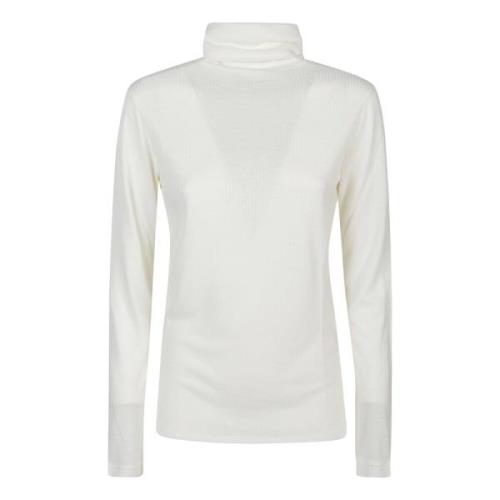 Loulou Studio Ivory Gallinara Turtle Neck Sweater Beige, Dam