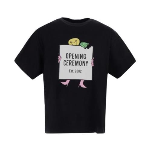 Opening Ceremony Logotyp-t-shirt Black, Herr