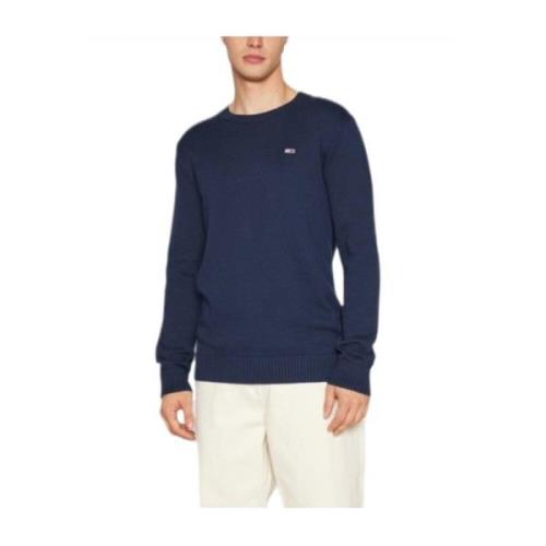 Tommy Hilfiger Slim Essentials C-Neck Jersey Blue, Herr