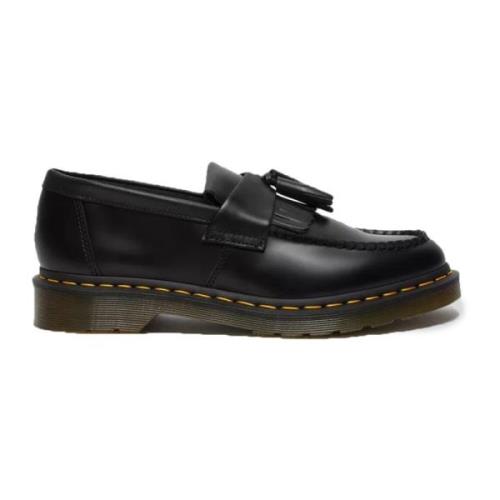 Dr. Martens Klassiskt slätt läder tassel moccasin Black, Herr