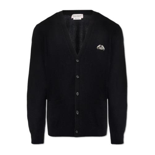 Alexander McQueen Cashmere kofta Black, Herr