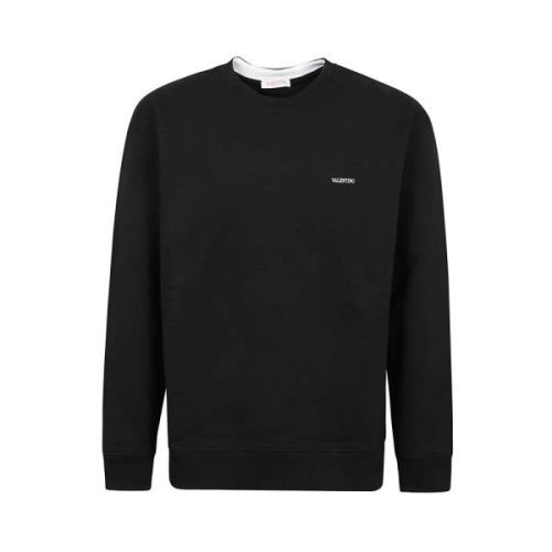 Valentino Garavani Svart Sweatshirt Black, Herr