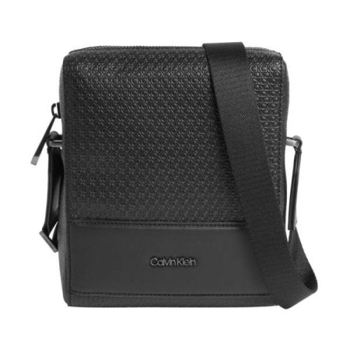 Calvin Klein Minimalistisk Svart Cross Body Väska Black, Herr