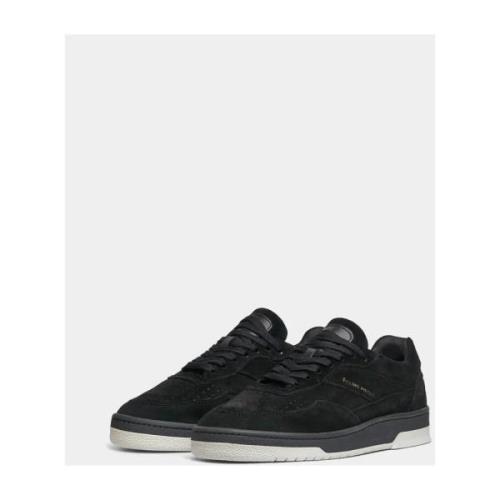 Filling Pieces Jet Black Suede Sneakers Black, Herr