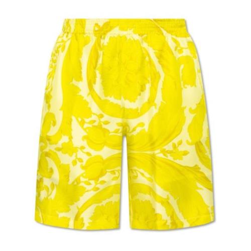 Versace Siden shorts Yellow, Herr