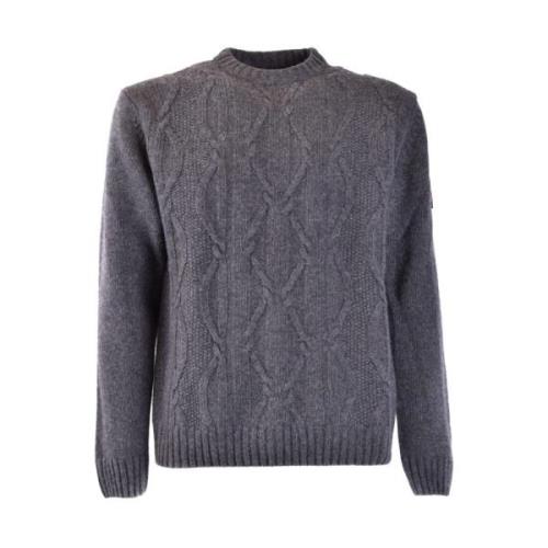 Peuterey Stiliga Sweaters Gray, Herr